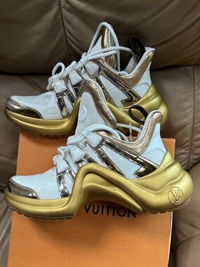 Louis Vuitton Archlight Gold Sneakers
